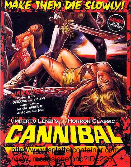 Movie poster - Cannibal Ferox