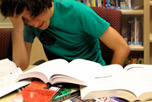 studying