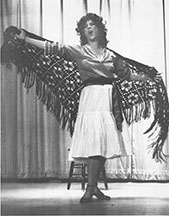 A picture of Elizabeth Zollinger in the role of Bizet's Carmen