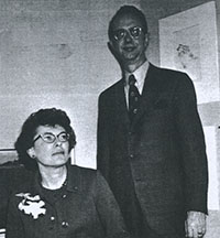 A picture of James Haseltine and Maury Wilson Haseltine