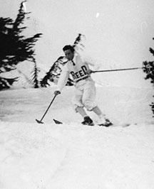 Pucci designed the first uniform for the Reed ski team.