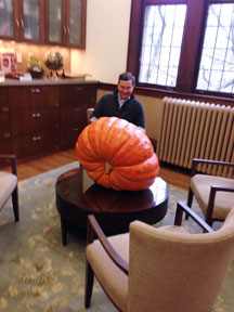 Pumpkin Lands in Kroger’s Office