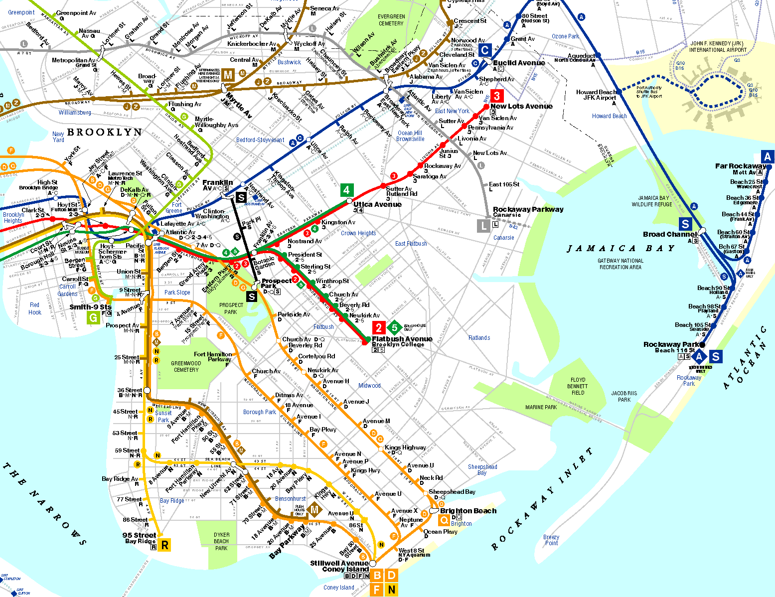 Street Map New York City