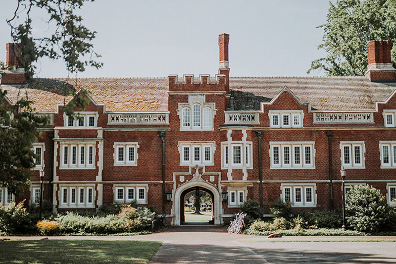 front side of Old Dorm Block