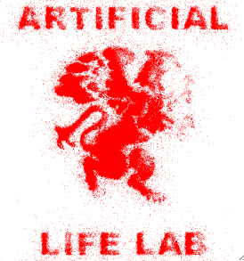 Artificial Life Lab logo drawn by Packard's Bugs