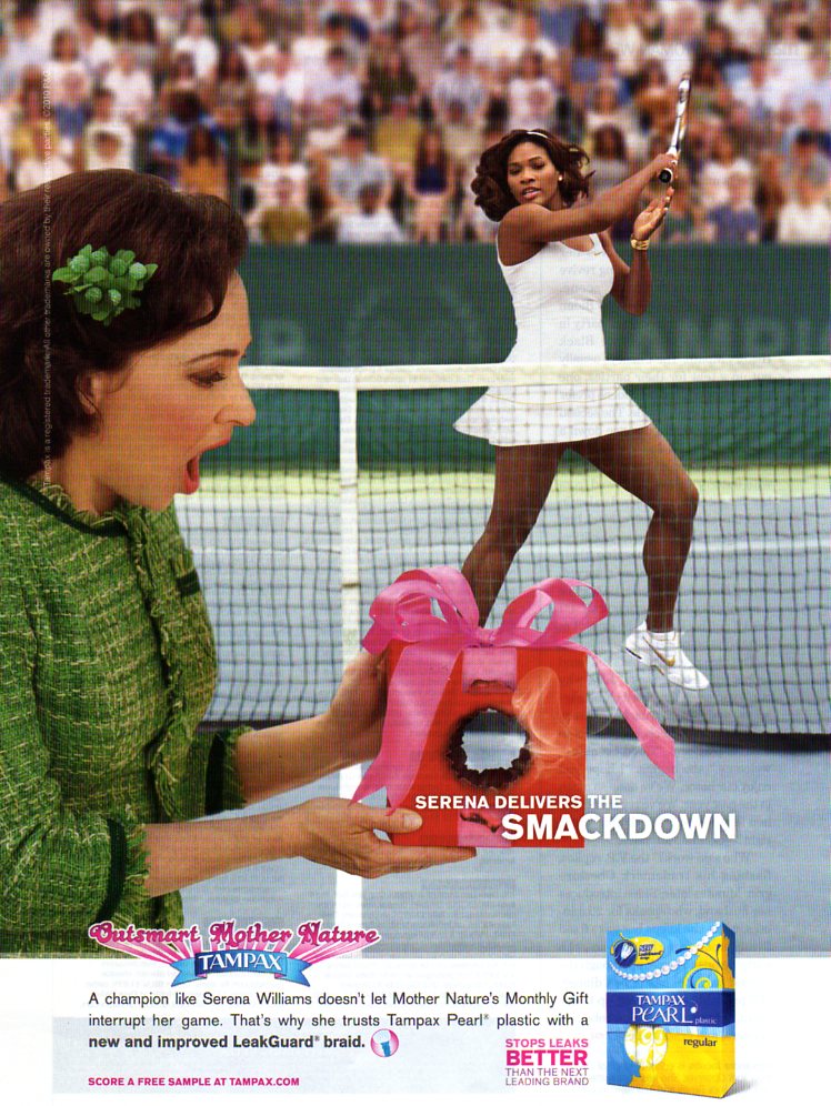 Tampax Pearl Serena Williams Ad