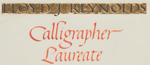 calligrapher laureate image