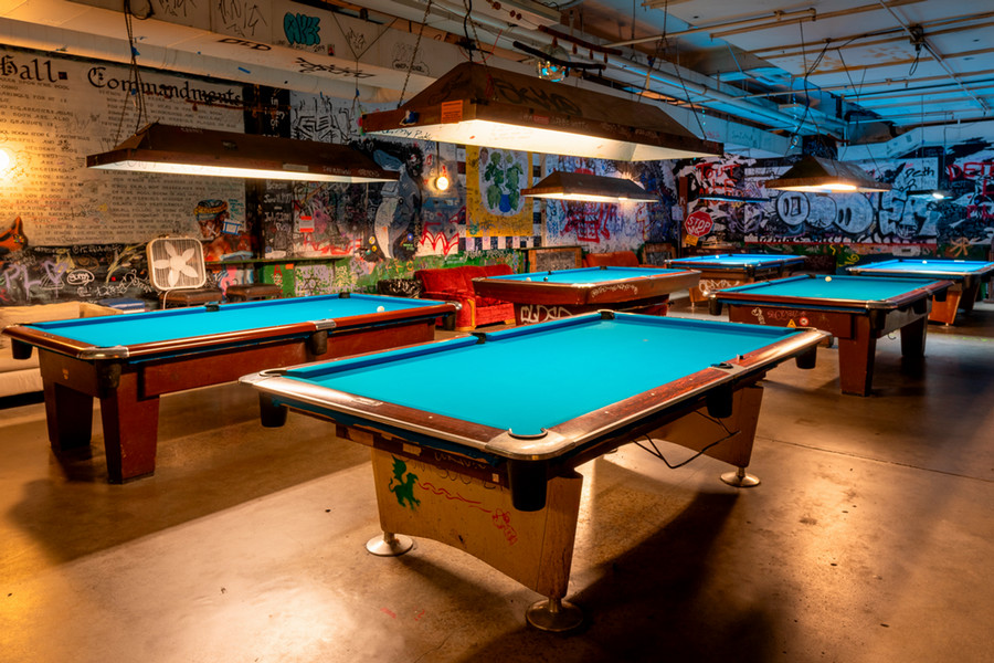 Gray Camus Center Pool Hall