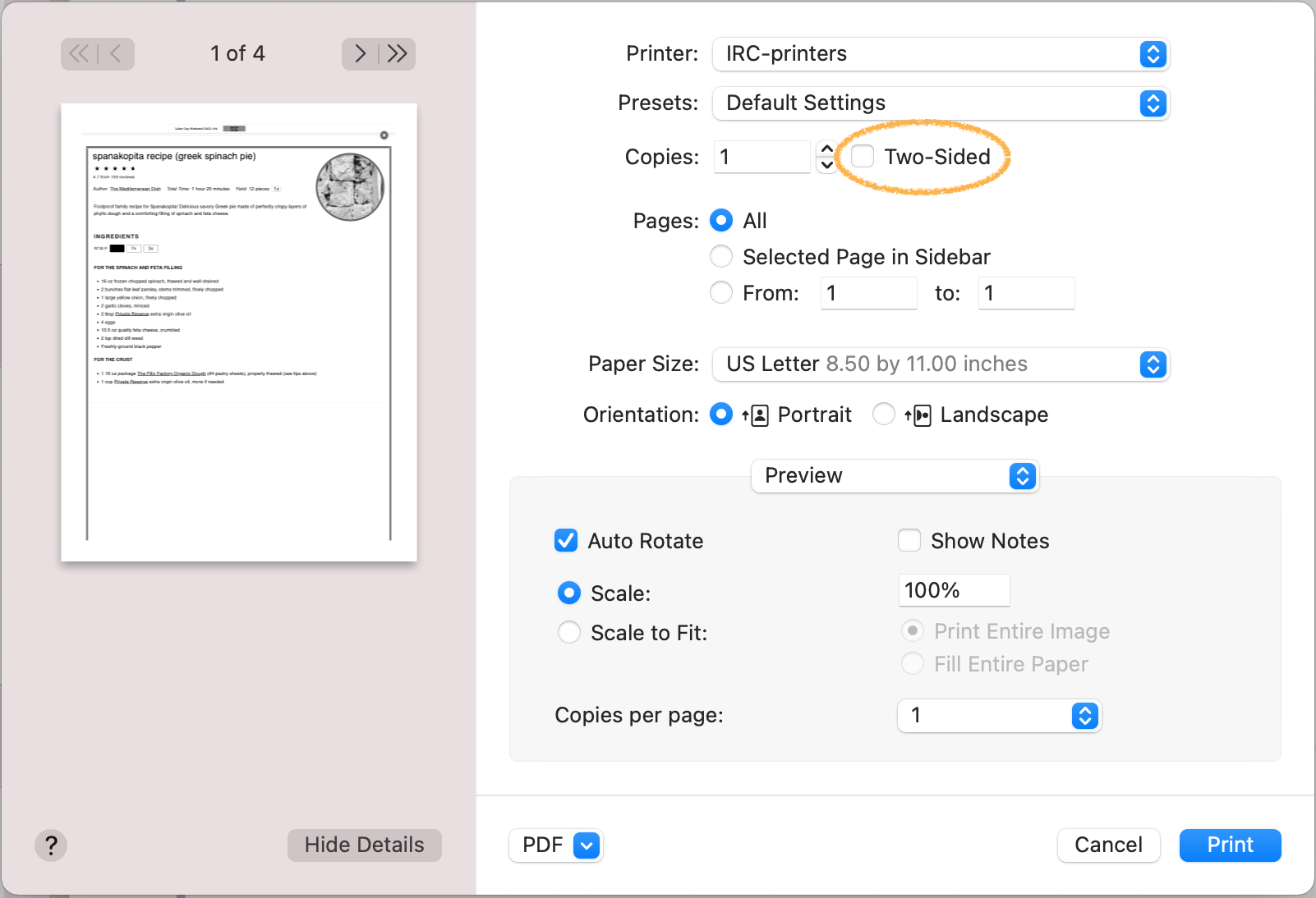Duplex Printing Instructions CIS Help Desk Reed College