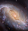 photo of spiral galaxy