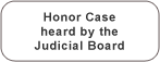 Honor Case heard by Judicial Board