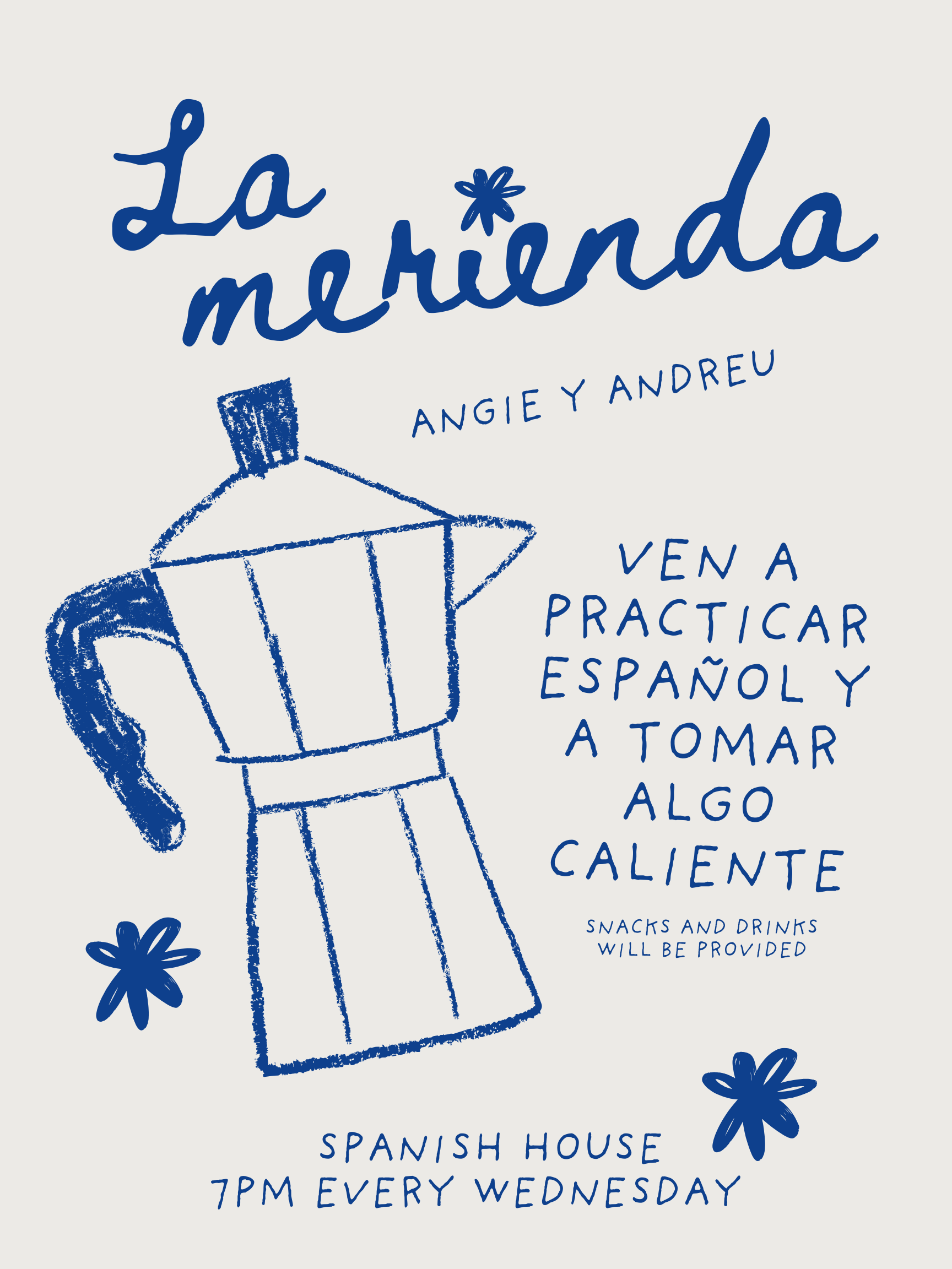 Merienda poster for Spring 2026