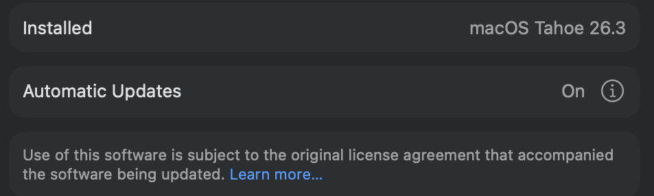 Automatic Updates