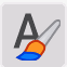 The Libre office styles pane icon, a big A with a paintbrush