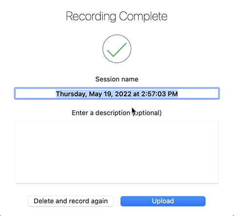 panopto app recording rename session