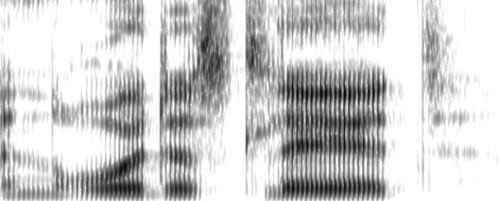 Spectrogram of Upper Saxon