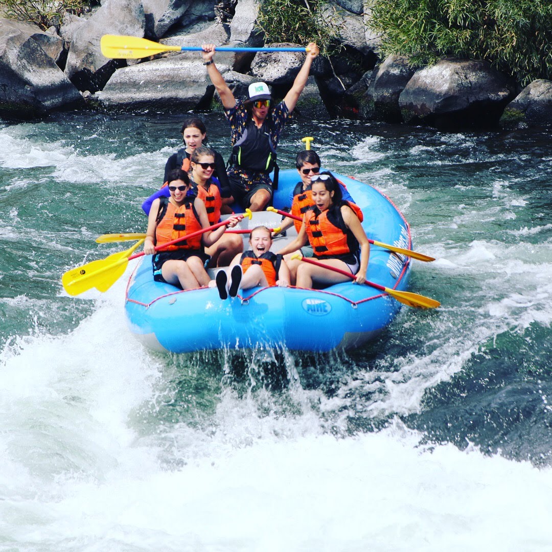 Photo of Reed students rafting