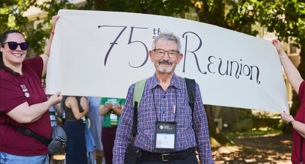 Ernest Scheuer at Reed Reunions.