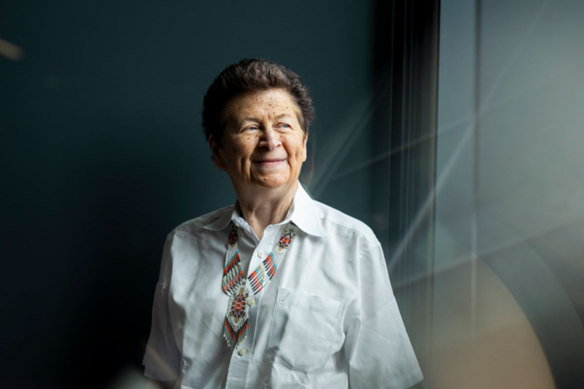 Mary Jo Ondrechen poses for a headshot.