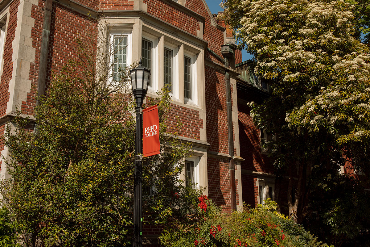 The Reed campus in spring. 