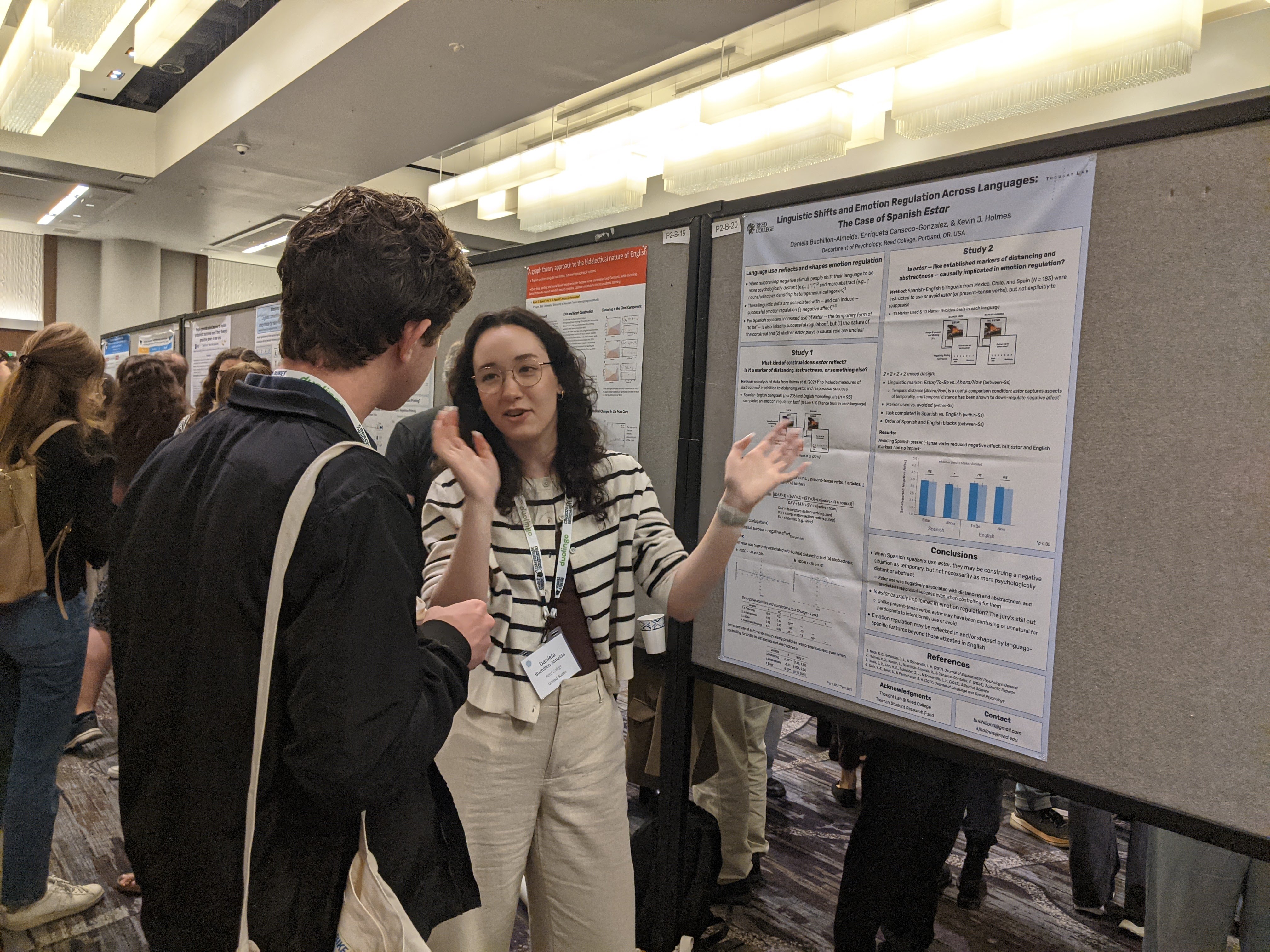 Daniela Buchillon-Almeida presents at CogSci 2025