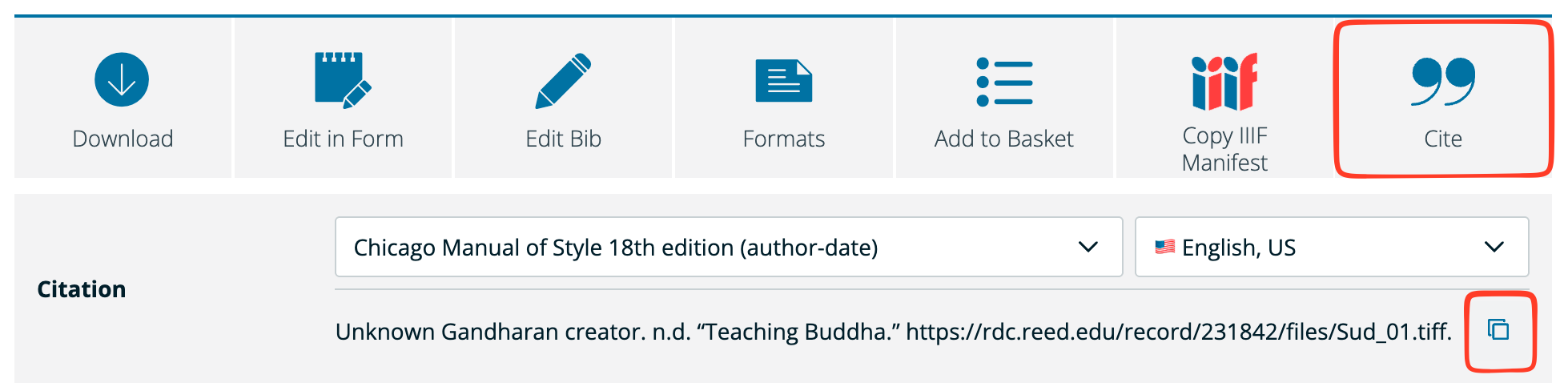 Instructions for citing images in rdc