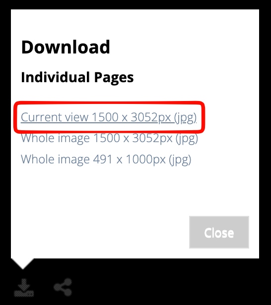 click image size