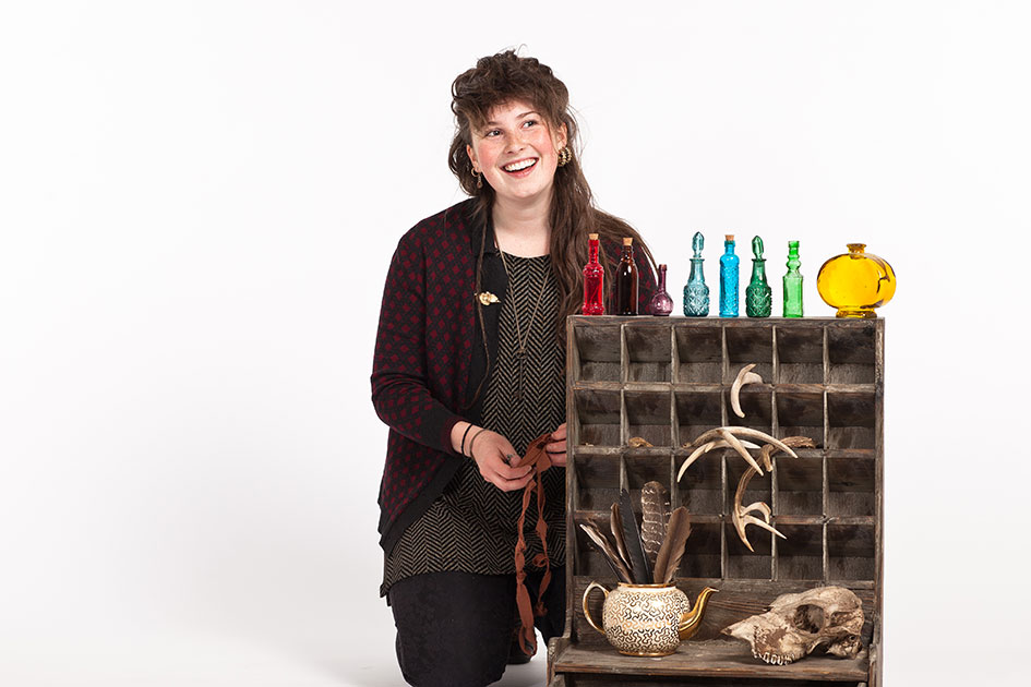 Erin studied early Christianity and wrote her thesis on the Granville Manuscript, an illustrated manuscript dated 1854. This curio cabinet doesn't really have anything to do with her thesis. We just thought it was cool.