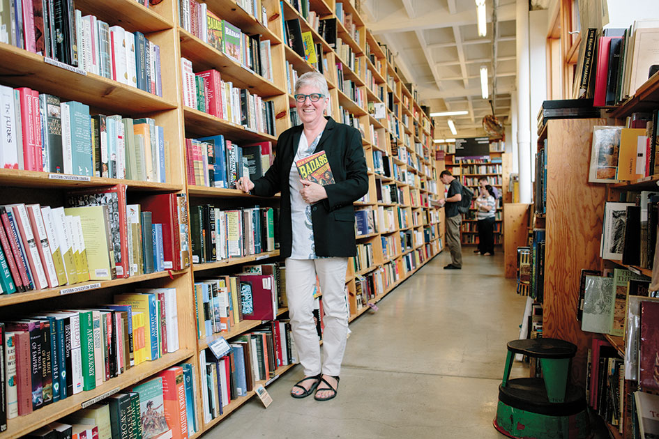 TITLE HOLDER: As CEO of Powell&amp;#8217;s Books, Miriam Sontz &amp;#8217;73 oversees six stores, 500 employees, and roughly 4.5 million books.