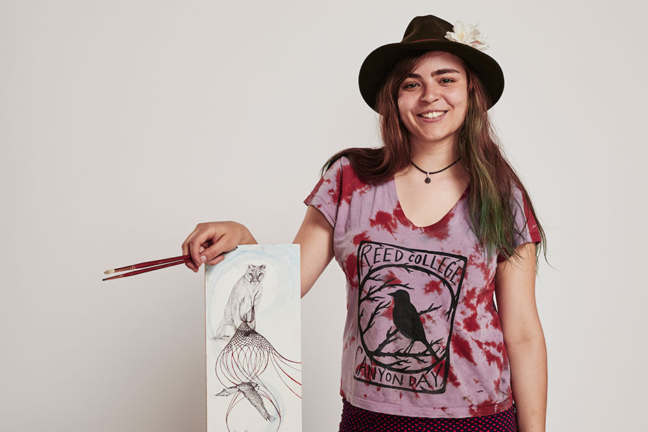 For her thesis, art major Leila Pyle &amp;#8217;17 made a series of artist books about salmon and its role in the culture of the Pacific Northwest.