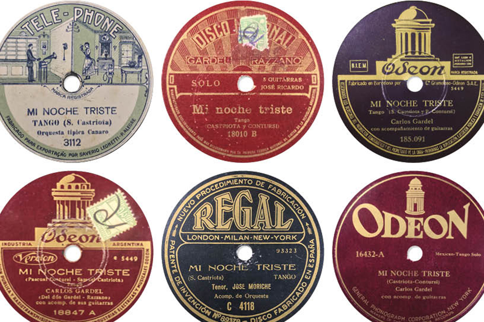 Various records of "Mi Noche Triste".