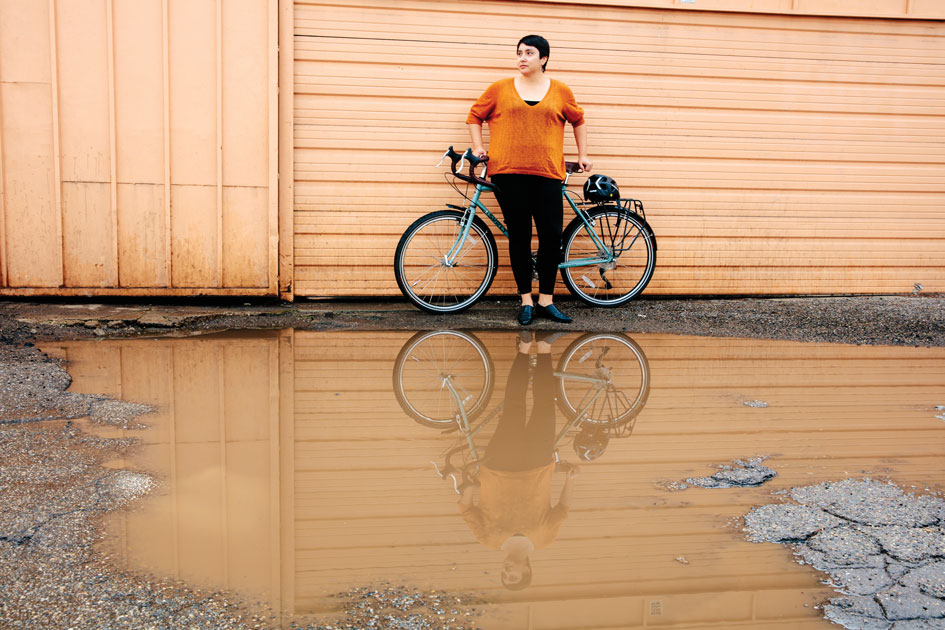 Adonia Lugo &amp;#8217;05 in Southern California,&amp;#160;where the death of a Latinx bicyclist led her to ask why some bicyclists are seen as low-status and others as environmental heroes.