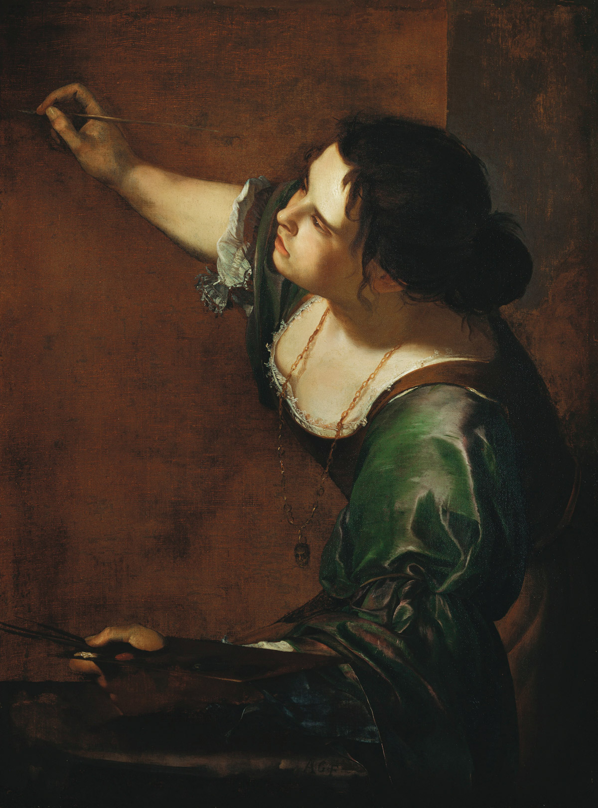 Artemisia Gentileschi's painting Self-Portrait as the Allegory of Painting