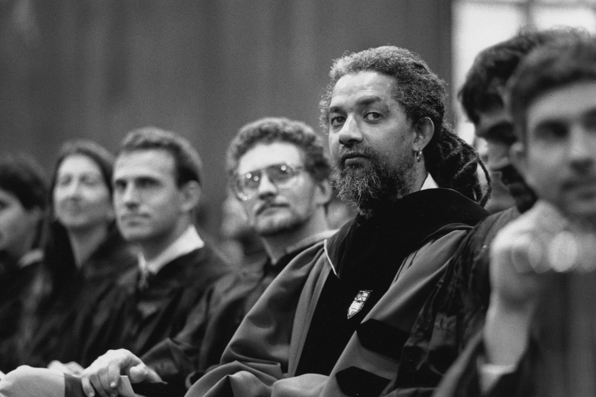 photo of Pancho Savory at commencement