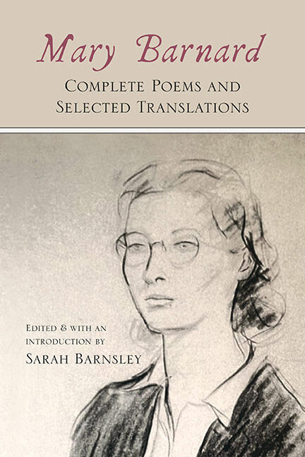 book cover with sketch portrait of Mary Barnard