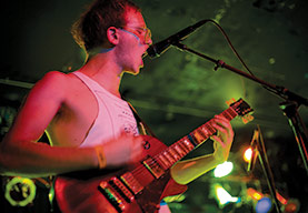Ben Friars-Funkhouser on guitar and vocals