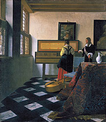 Vermeer's The Music Lesson