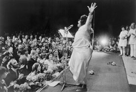 The powerful contralto Mahalia Jackson (1911-1972) was a civil-rights icon and a key figure in the history of gospel.