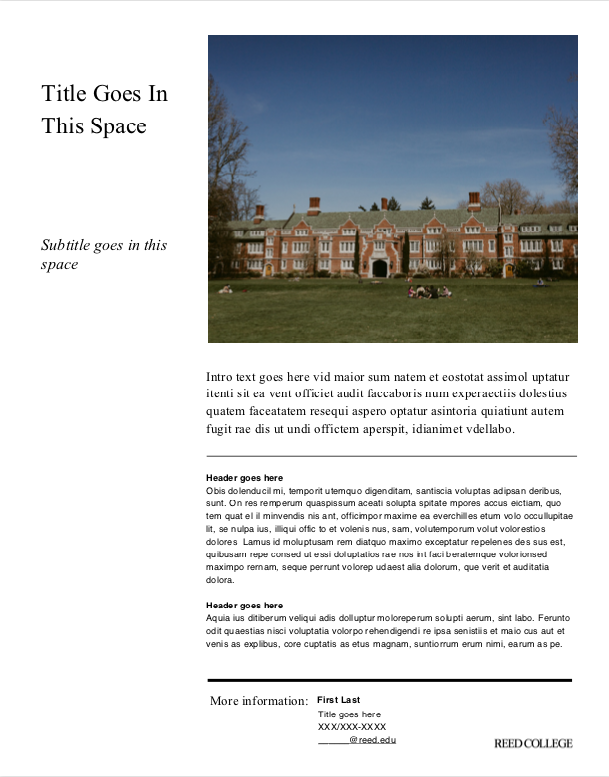 proposal 1 page template cover