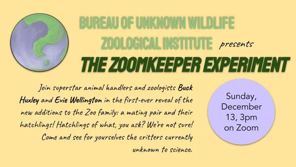 The Zoomkeeper Experiment