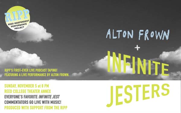 Alton Frown + Infinite Jesters poster