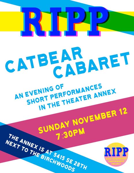Catbear Cabaret poster