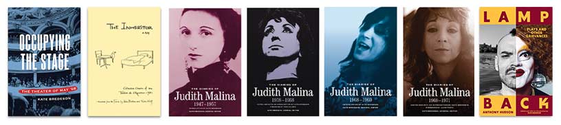 A row of book covers published by Kate Bredeson