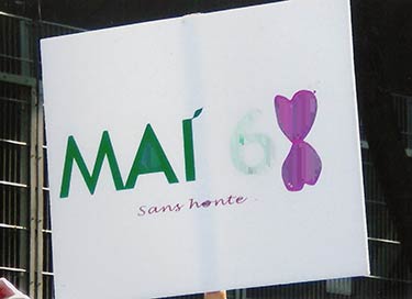 Mai '68 sign